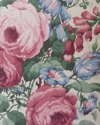 1990s Vintage Sanderson Wallpaper Roll - Pemberley Chintz Cottagecore Floral 80s - (Single Rolls) – detail view 4