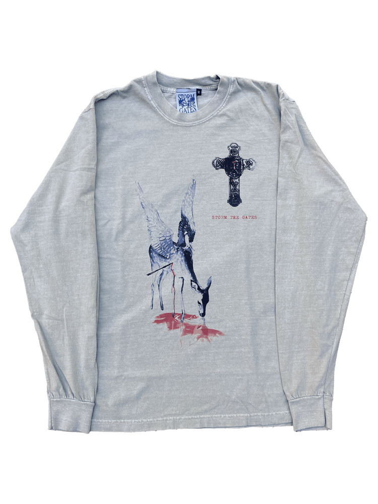 Image of WOUNDED LONGSLEEVE T-SHIRT
