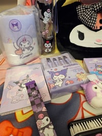 Image 2 of Kuromi Fluffy Shoulder Bag Bundle 