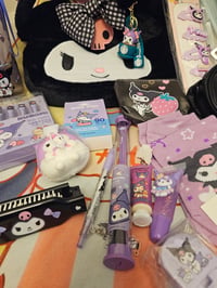 Image 3 of Kuromi Fluffy Shoulder Bag Bundle 