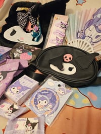 Image 4 of Kuromi Fluffy Shoulder Bag Bundle 