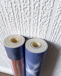 1990s Vintage Holden Wallpaper Rolls - Celestial Galaxy Stars Starry Night Sky - (Set of 2 Rolls) – detail view 5