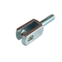 Image 1 of Clevis Fork Joint male, with threaded stud- Rod End