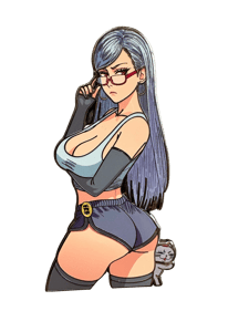Waifu Fighter Enamel Pin
