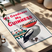Image 5 of Guinness Pelican Poster | “My Goodness My Guinness” – Vintage Guinness Poster by John Gilroy