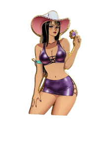 Cow Girl Enamel Pin
