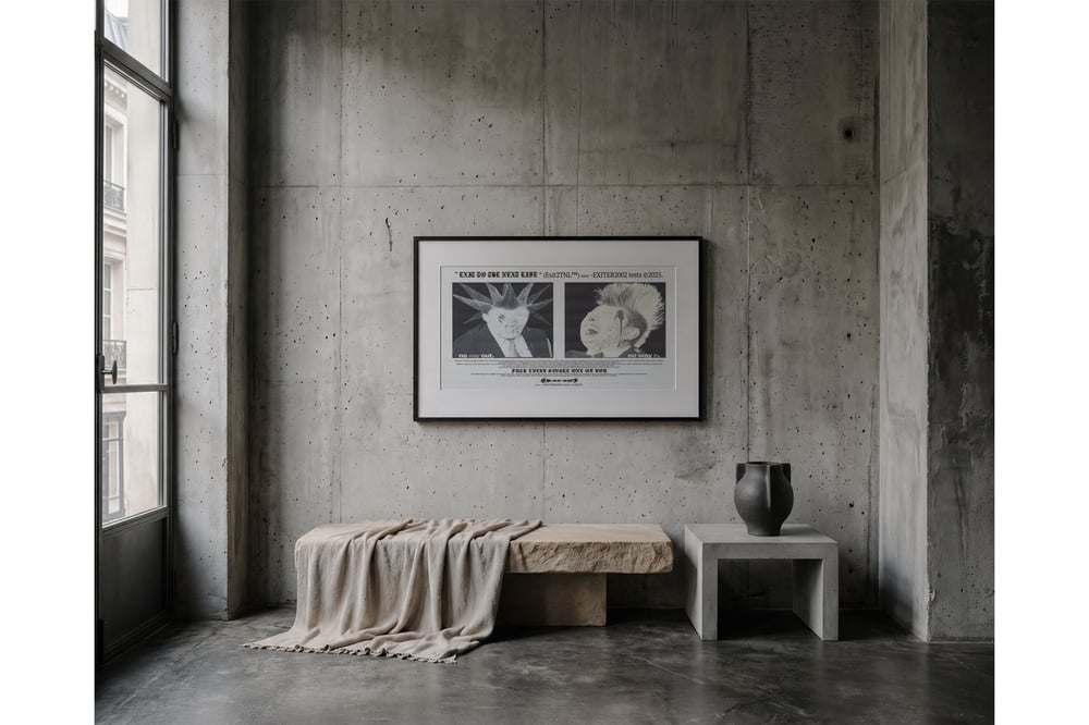 Image of " FXCK XVXRYXNX " A2 print . 