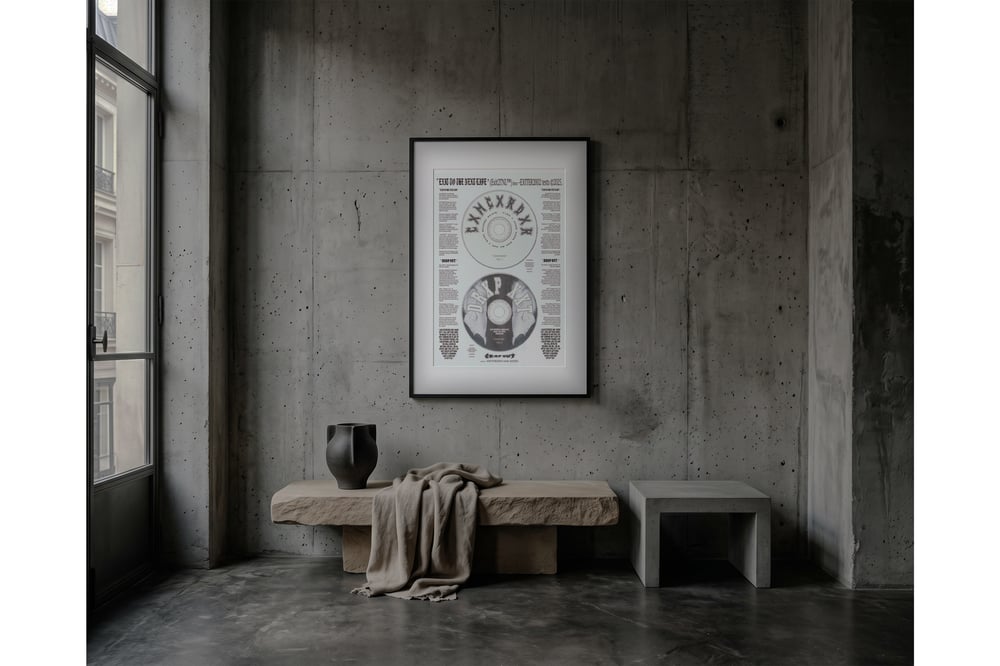 Image of " CXMCXRDXR " A2 print . 