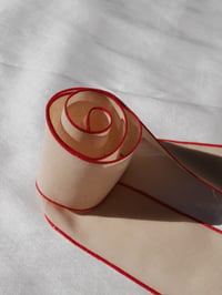Image 3 of Love Me embroidered hair ribbon