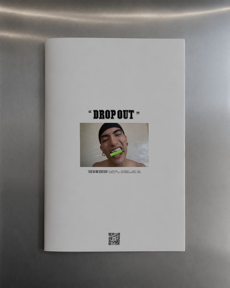 Image of " DROP OUT " Short Book, A4 .