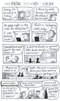 Image 1 of NEW!! Daily Comic 5/8: The Pool