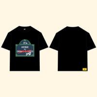 Image 1 of T-shirt Champs-Élysées noir
