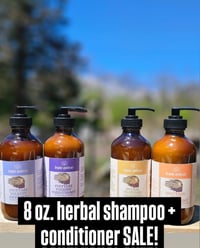 Image of 8 oz. Herbal Shampoo + Conditioner SALE while supplies last!