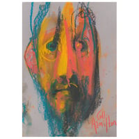 Image 1 of Shine- Sketchbook Drawing in Soft Pastels on Paper 