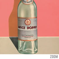 Image 4 of Contratto Anice Doppio – Vintage Italian Liquor Poster