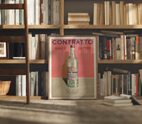 Image 3 of Contratto Anice Doppio – Vintage Italian Liquor Poster