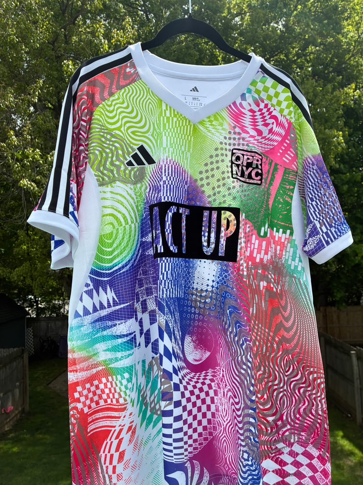 Image of QPR NYC Act Up NY Pride Jersey