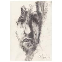 Image 1 of Hall - Sketchbook Drawing Charcoal on Paper 
