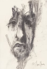 Image 2 of Hall - Sketchbook Drawing Charcoal on Paper 