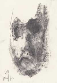 Image 2 of Crevice - Sketchbook Drawing Charcoal on Paper 