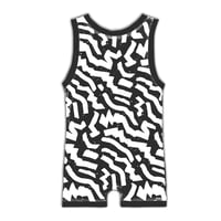 Image 2 of Spandex Singlet / Circuit Breaker B&W