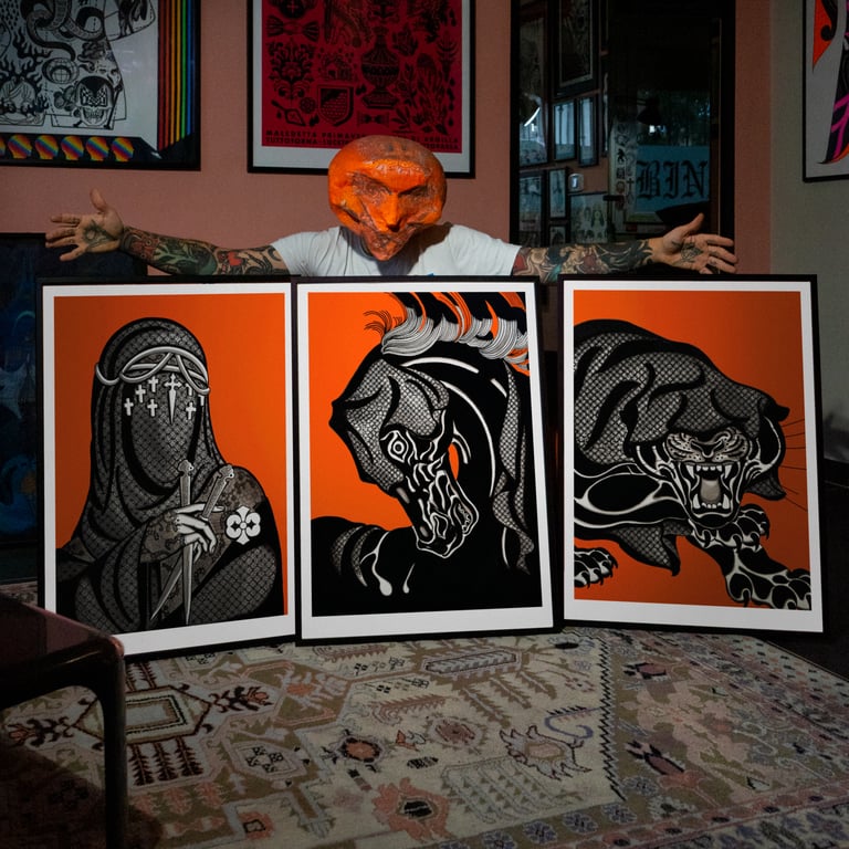 SET of LORICA HAMATA 