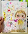 Unicorn friend - original 8x10