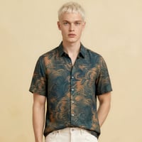 Image 1 of Camisa remolinos bronce