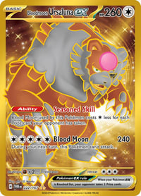 Bloodmoon Ursaluna ex - 222/167 - SV06: Twilight Masquerade - Near Mint