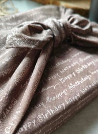 Image 2 of Furoshiki Woodland Wishes