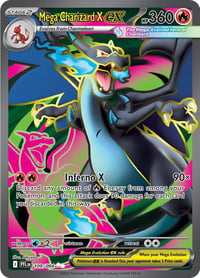 Mega Charizard X ex - 109/094 - ME02: Phantasmal Flames - Near Mint