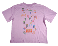 Image 1 of ABSTRACT CHAIRS T-SHIRT