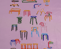 Image 3 of ABSTRACT CHAIRS T-SHIRT