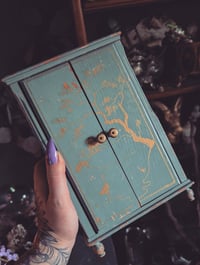 Image 2 of Blue Japanese cabinet 
