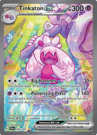 Tinkaton ex - 262/193 - SV02: Paldea Evolved - Near Mint
