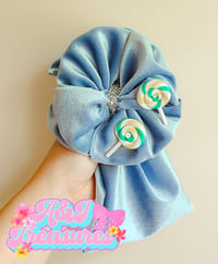 Blue candy wrap