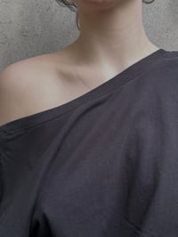 Image 4 of Bella Top — Open Back (Brushed Cotton) black 