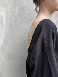 Image 1 of Bella Top — Open Back (Brushed Cotton) black 