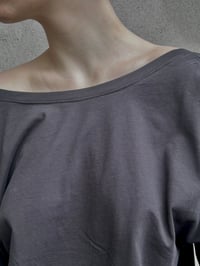 Image 5 of Bella Top — Open Back (Brushed Cotton) black 