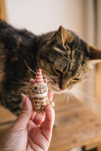 Image 10 of Mini escultura, miniatura en cerámica personalizada de tu gato o perro