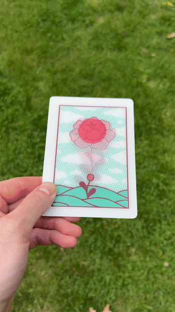 Image of "Flower Bloom" Lenticular