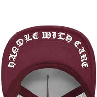 Image 5 of  Glow Mesh Cap ✱ Maroon