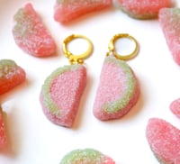 Image 4 of Sour watermelon earrings