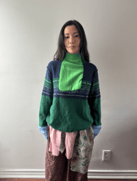 Image 1 of Ru Sweater Green Blue