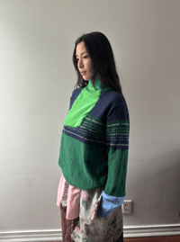 Image 2 of Ru Sweater Green Blue
