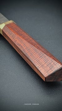 Image 4 of San Mai Gyuto | Apex Ultra - Mild Steel | Brass - Mulga