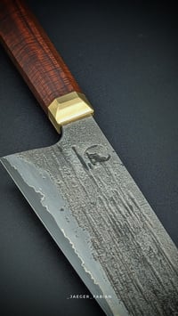 Image 3 of San Mai Gyuto | Apex Ultra - Mild Steel | Brass - Mulga