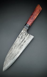 Image 2 of San Mai Santoku | Apex Ultra - Mild Steel | Red Mallee - Hornbeam