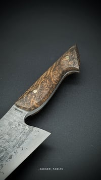 Image 3 of Forged Fulltang Gyuto | 115CrV3 | Ash Wood