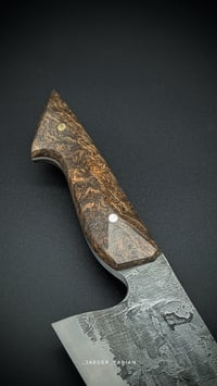 Image 4 of Forged Fulltang Gyuto | 115CrV3 | Ash Wood